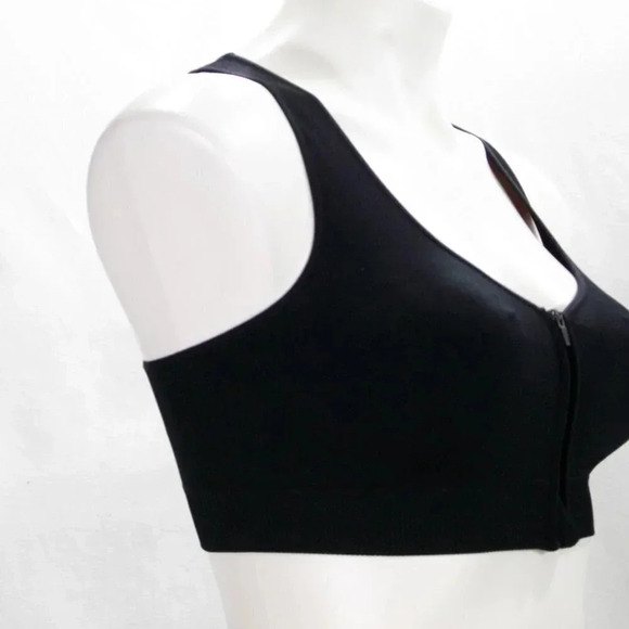 Avia Seamless Zip Front‎ Close Zip Up Wire Free Bra - Picture 2 of 5